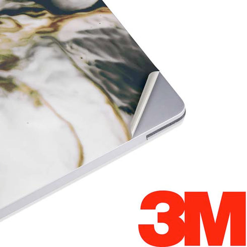 Copper and Black Marble Ink Surface Laptop 2 Skin